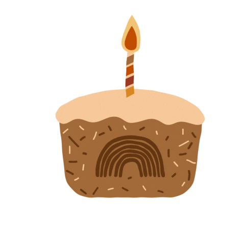 Wiwiurka fun celebration friends rainbow Sticker
