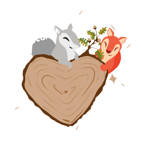 Wiwiurka fun celebration friends rainbow Sticker