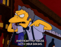 Angry Season 3 GIF by The Simpsons