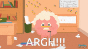 PurpleBug angry work school rage GIF