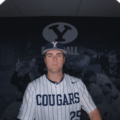 Sport Baseball GIF by BYU Cougars
