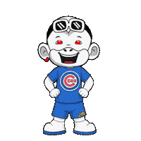 Chicago Cubs Baseball Sticker by Zhot