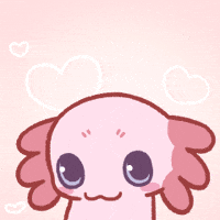 JYanimation love heart kawaii like GIF