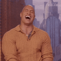 Dwayne Johnson Laughing GIF by BuzzFeed