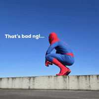 Thats Bad Spider-Man GIF