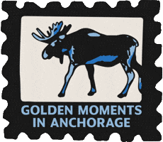 VisitAnchorage summer stamp moose stamps GIF