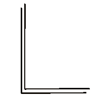 Negro Minimalismo Sticker