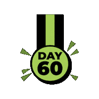 hopethemission 90 day challenge 90daychallenge 90 day mission 50in90 Sticker