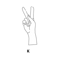 Sign Language K Sticker by Starbucks Malaysia
