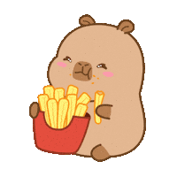 Happy Fast Food Sticker