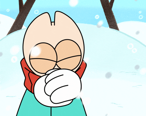 Snow Warming Up GIF by Globkins