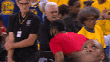 Excited Nba Playoffs GIF by NBA