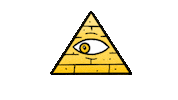 Bill Triangle Sticker by DILLON