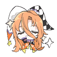 MWD_777 orange streamer vtuber vt Sticker