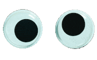 Looking Big Eyes Sticker by Opposition