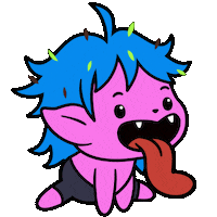 Happy Pink Sticker by Millie and Lou