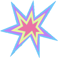 Rainbow Star Sticker