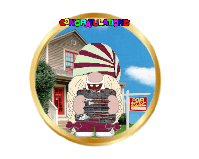 Congratulations Gnome Sticker