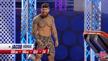 Gymnastics Muscle GIF by Australian Ninja Warrior