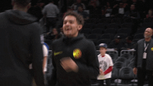 atlanta hawks smile GIF by NBA