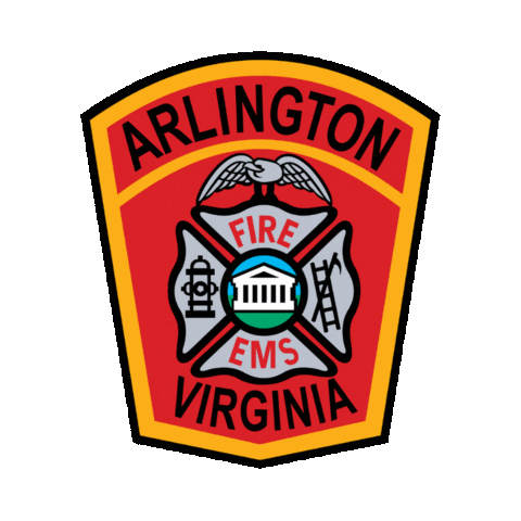 Fire Department Firefighter Sticker by Arlington County Fire Department