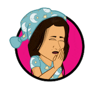 Good Night Sleeping Sticker by Digital Muniz