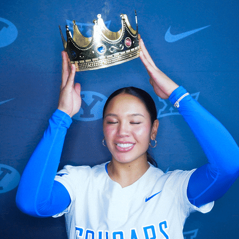 Queen Crown GIF by BYU Cougars