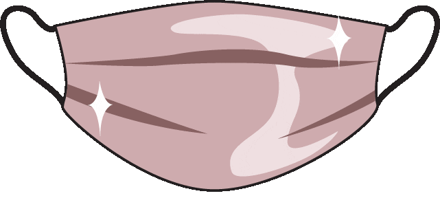 Pink Mask Sticker by Style Lease