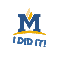 I Did It Graduation Sticker by Montana State University