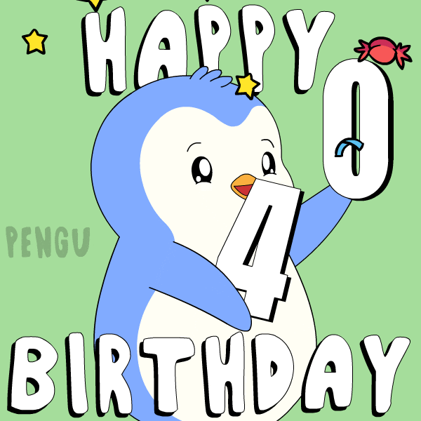 Happy Birthday Party GIF by Pudgy Penguins
