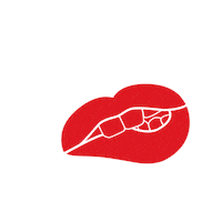 MartineCosmetics makeup brand lips bitch Sticker