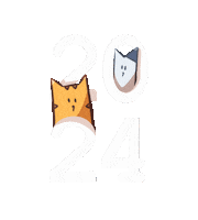 Happy New Year Illustration Sticker