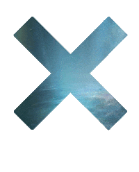 the xx water STICKER