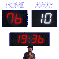 10 Away Sticker