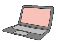 work blogging Sticker by Julie Ann Art