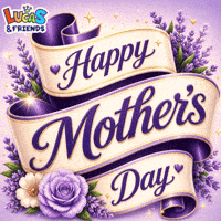 Mothers Day Flower GIF by Lucas and Friends by RV AppStudios