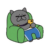 Happy Sunday Cat Sticker