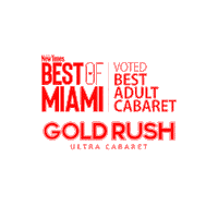 Goldrush Goldrushmiami Sticker by Gold Rush Cabaret