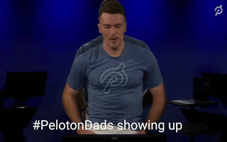 Peloton Dads showing up