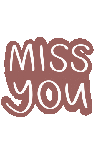 Miss You Sticker by Second Students West