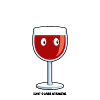 Happy Red Wine Sticker by VeeFriends