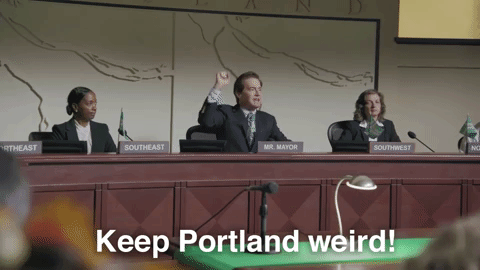 keep portland weird GIF