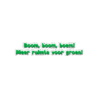 Groen Sticker by Hotel Bonka