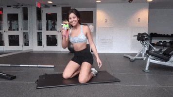 growwithjo workout drinking with grow GIF