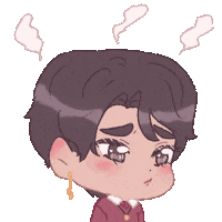 Embarrassed Blush Sticker