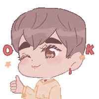 alyssumblossoms ok thumbs up okay luka and theo Sticker