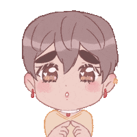 Pointing Fingers Pleading Sticker