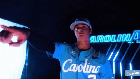 North Carolina Baseball GIF by UNC Tar Heels