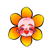 Flower Love Sticker by NAPOYAN