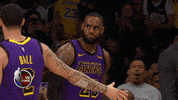 high five lebron james GIF by NBA